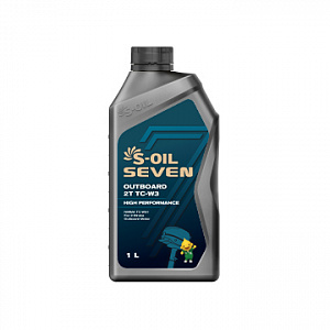 МАСЛО МОТОРНОЕ (2T) S-OIL 7 OUTBOARD  TCW3 (1л)